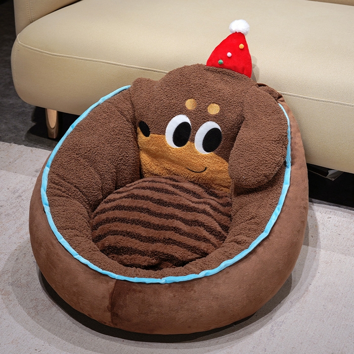 91家纺网 家纺一手货源 找家纺 （总）仟亿莱 2025新款腊肠狗半包围蒲团坐垫