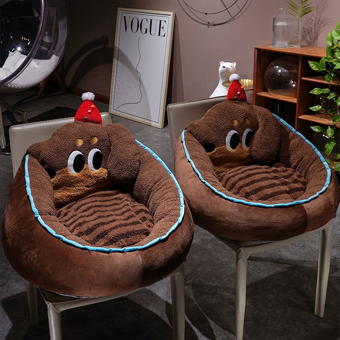 91家纺网 家纺一手货源 找家纺 （总）仟亿莱 2025新款腊肠狗半包围蒲团坐垫