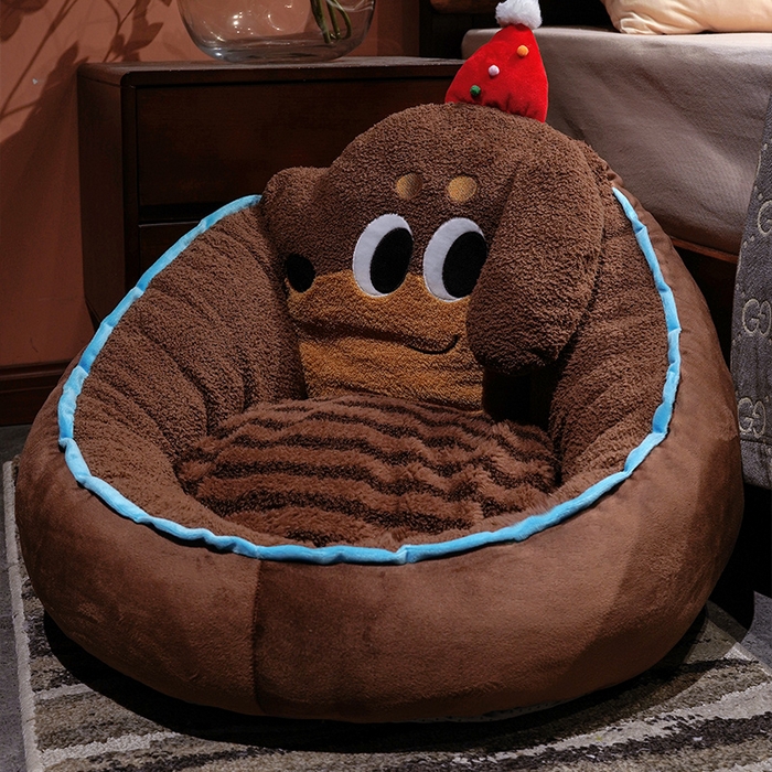 91家纺网 家纺一手货源 找家纺 （总）仟亿莱 2025新款腊肠狗半包围蒲团坐垫