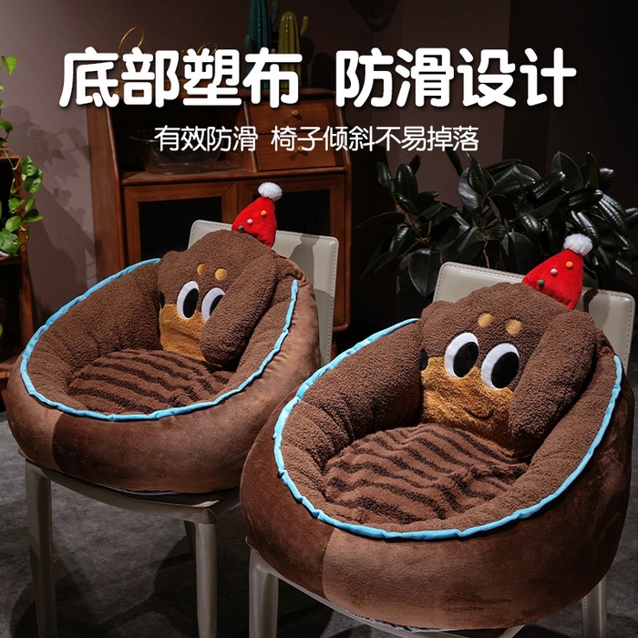 91家纺网 家纺一手货源 找家纺 （总）仟亿莱 2025新款腊肠狗半包围蒲团坐垫