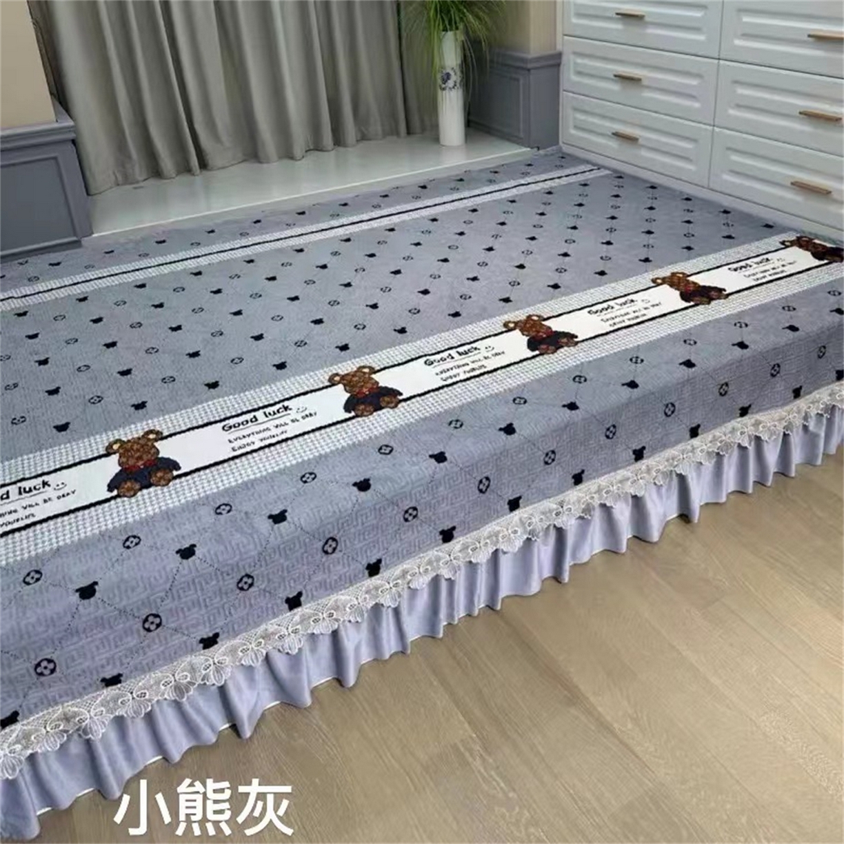 91家纺网 家纺一手货源 找家纺 （总）铭源榻榻米炕盖 新款水晶绒双面榻榻米炕盖