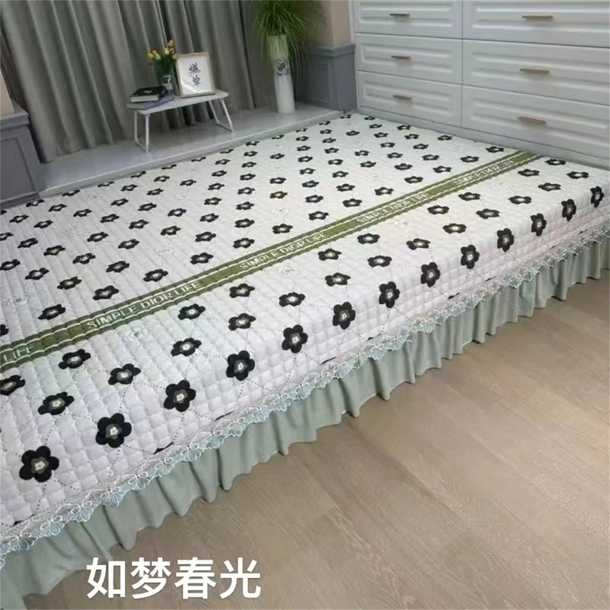 91家纺网 家纺一手货源 找家纺 （总）铭源榻榻米炕盖 新款水晶绒双面榻榻米炕盖