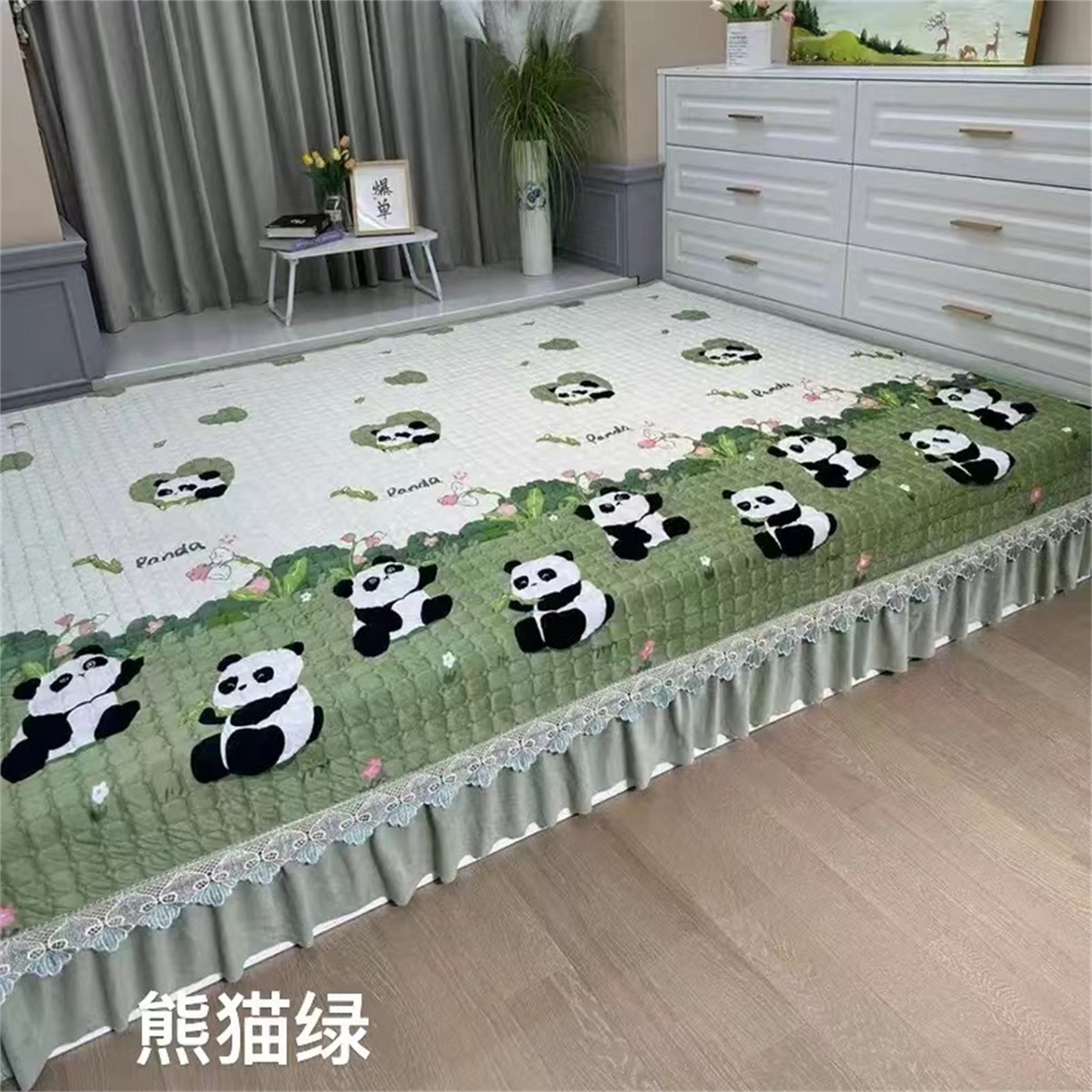 91家纺网 家纺一手货源 找家纺 （总）铭源榻榻米炕盖 新款水晶绒双面榻榻米炕盖