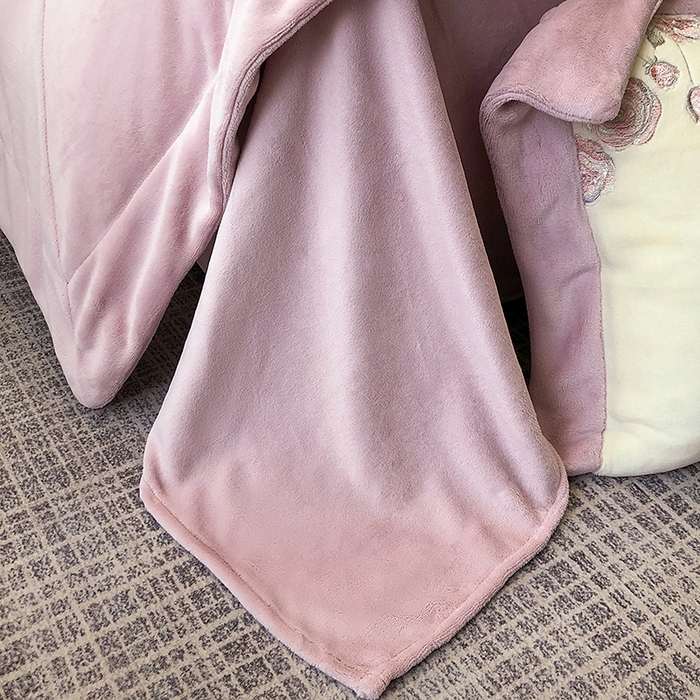 91家纺网 家纺一手货源 找家纺 （总）家居1号家纺 2025新款230克A类全消光牛奶绒四件套-花海