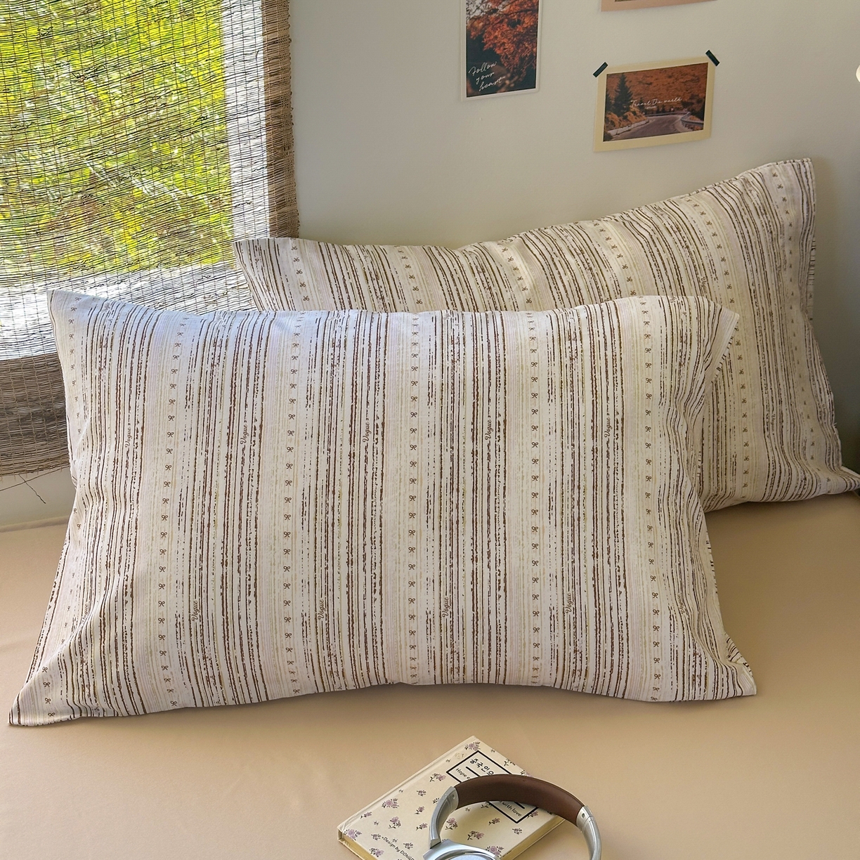 91家纺网 家纺一手货源 找家纺 曼璐家纺 2025新款碎花双拼水洗棉四件套学生宿舍三件套单双人被套和床笠款-床单床笠套件 馨怡