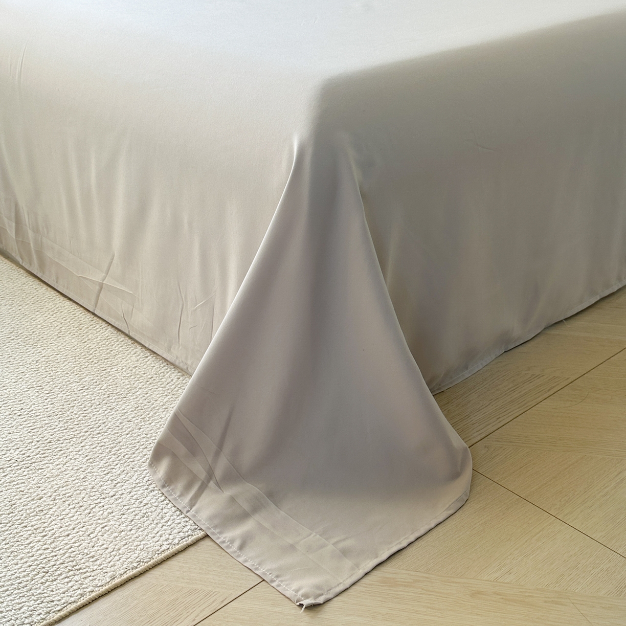 91家纺网 家纺一手货源 找家纺 曼璐家纺 2025新款碎花双拼水洗棉四件套学生宿舍三件套单双人被套和床笠款-床单床笠套件 缦花