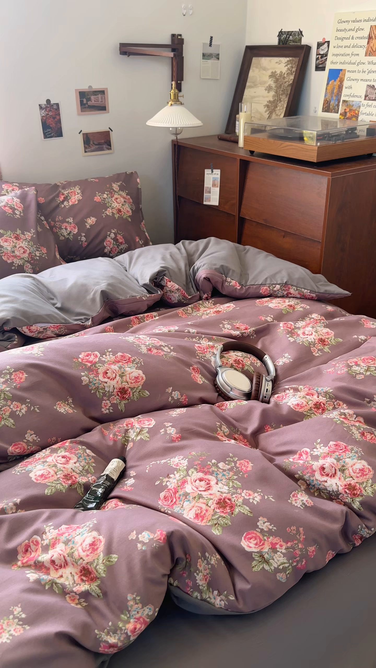 91家纺网 家纺一手货源 找家纺 曼璐家纺 2025新款碎花双拼水洗棉四件套学生宿舍三件套单双人被套和床笠款-床单床笠套件 莱茵湖