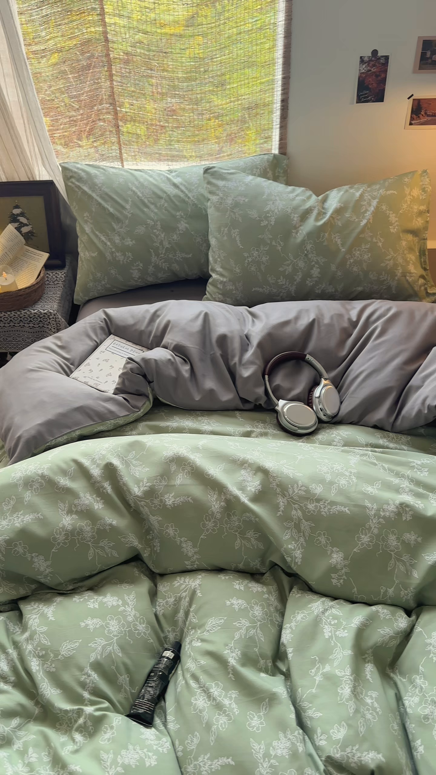 91家纺网 家纺一手货源 找家纺 曼璐家纺 2025新款碎花双拼水洗棉四件套学生宿舍三件套单双人被套和床笠款-床单床笠套件 缦花