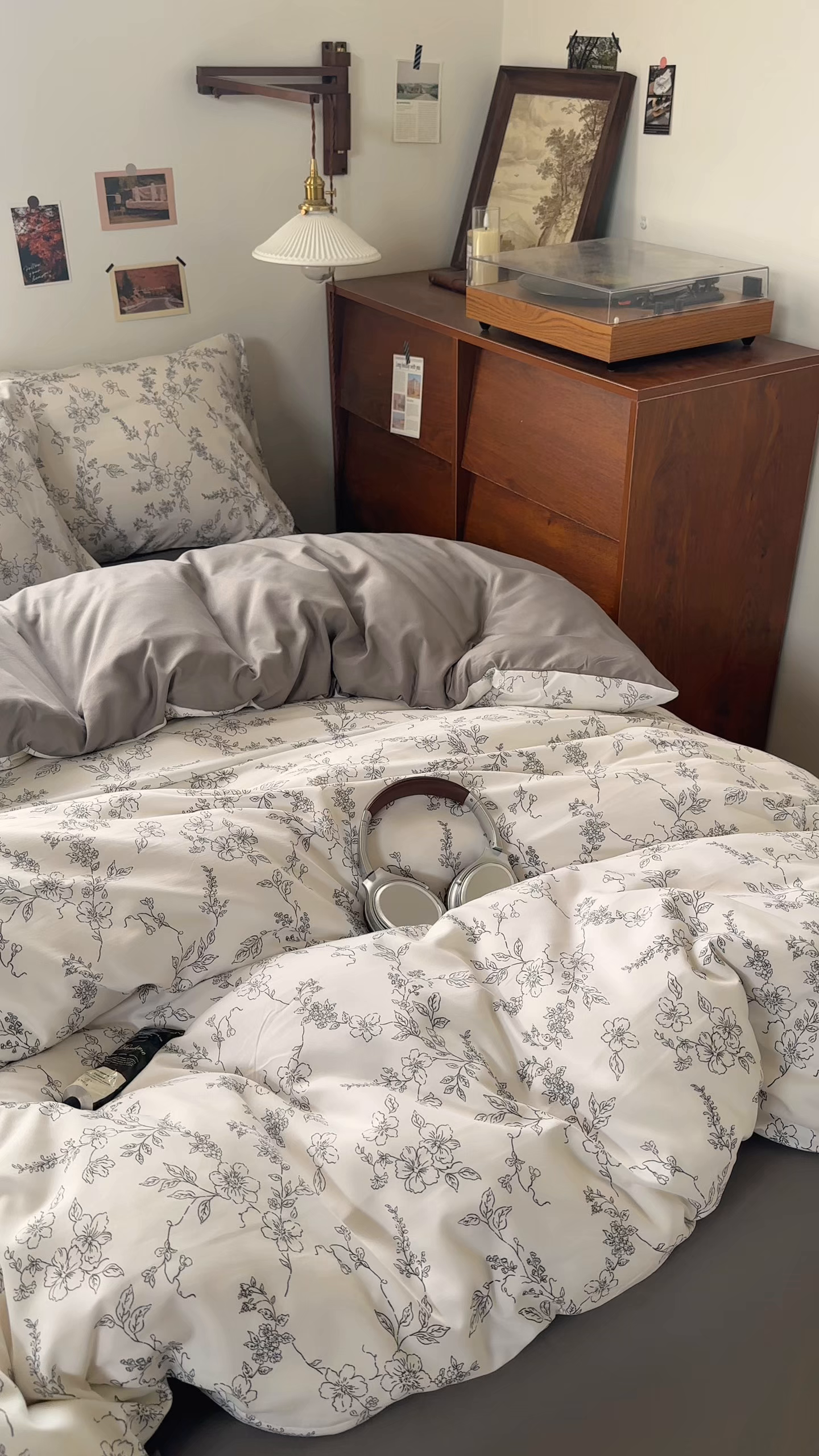 91家纺网 家纺一手货源 找家纺 曼璐家纺 2025新款碎花双拼水洗棉四件套学生宿舍三件套单双人被套和床笠款-床单床笠套件 莫奈