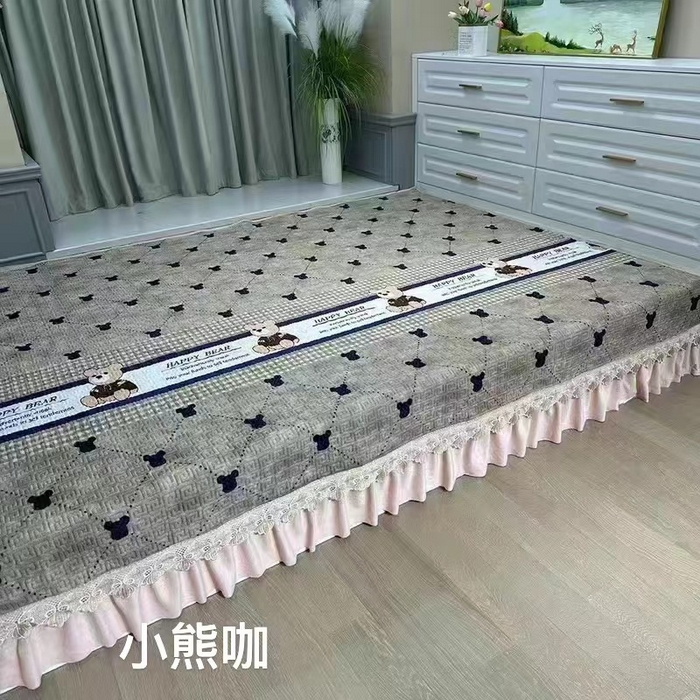91家纺网 家纺一手货源 找家纺 （总）铭源榻榻米炕盖 新款水晶绒双面榻榻米炕盖