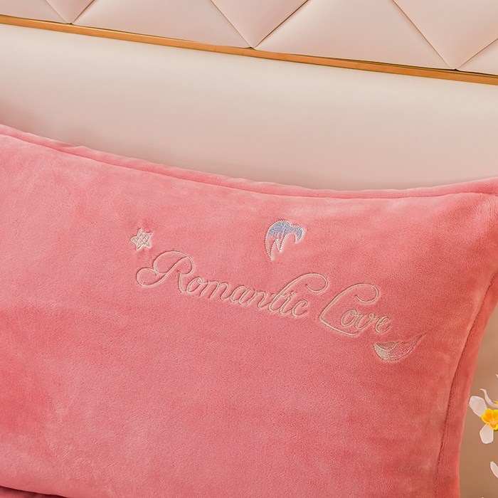 91家纺网 家纺一手货源 找家纺 （总）绒小宣  2025新款加厚牛奶绒刺绣花保暖四件套-花开富贵提供买家秀