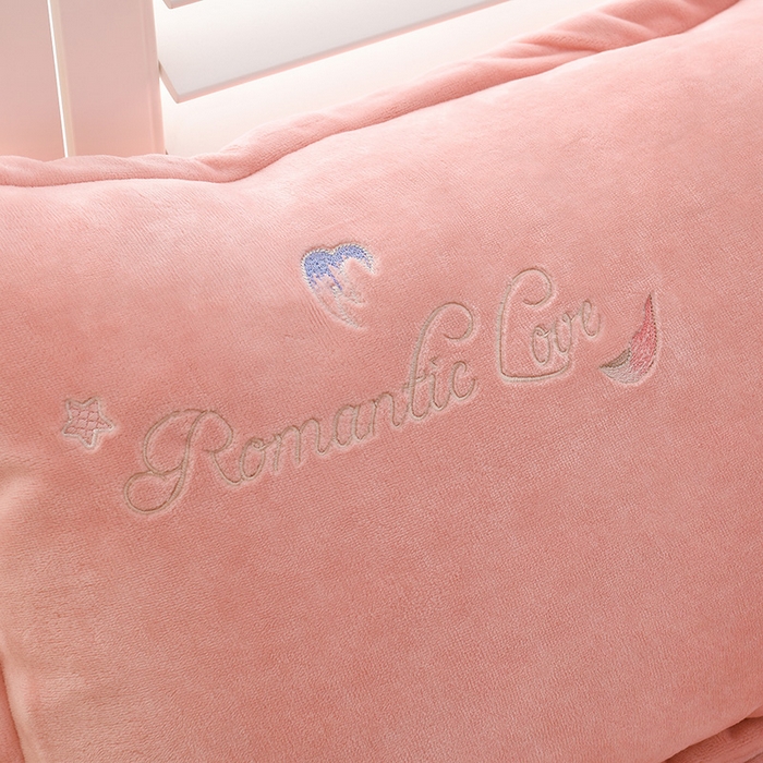 91家纺网 家纺一手货源 找家纺 绒小宣  2025新款加厚牛奶绒刺绣花保暖四件套-花开富贵提供买家秀 花开富贵-浅粉