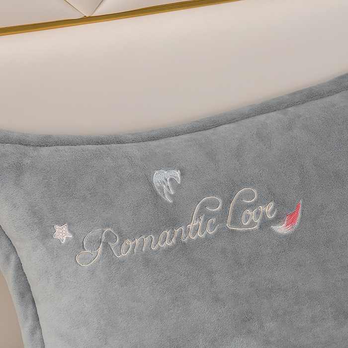 91家纺网 家纺一手货源 找家纺 绒小宣  2025新款加厚牛奶绒刺绣花保暖四件套-花开富贵提供买家秀 花开富贵-高级灰