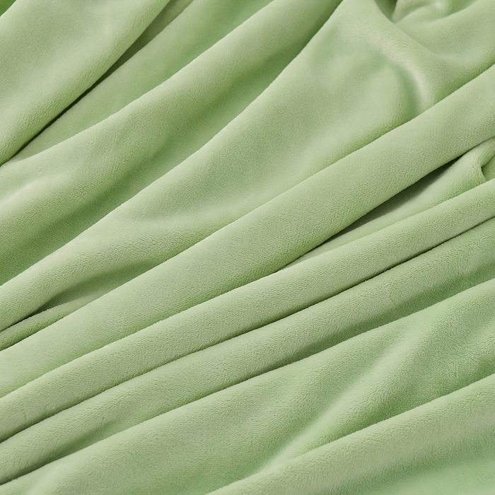 91家纺网 家纺一手货源 找家纺 绒小宣  2025新款加厚牛奶绒刺绣花保暖四件套-花开富贵提供买家秀 花开富贵-抹茶绿