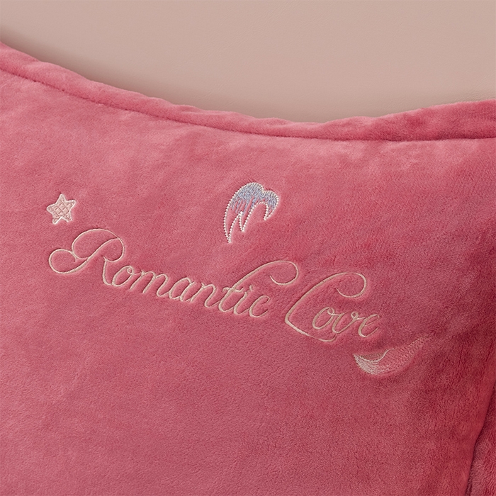 91家纺网 家纺一手货源 找家纺 绒小宣 2025新款A类牛奶绒刺绣四件套-蝶恋花 豆沙色