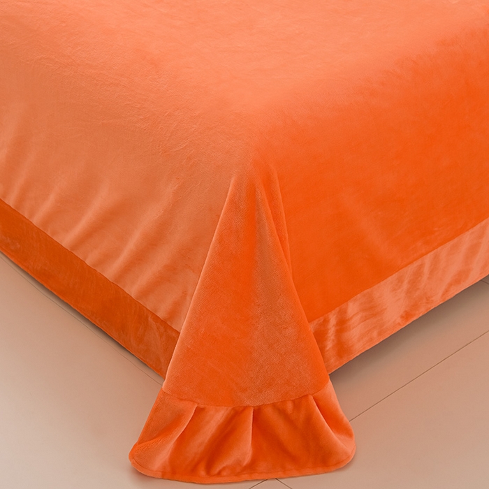 91家纺网 家纺一手货源 找家纺 绒小宣 2025新款A类牛奶绒刺绣四件套-蝶恋花 苏打橙