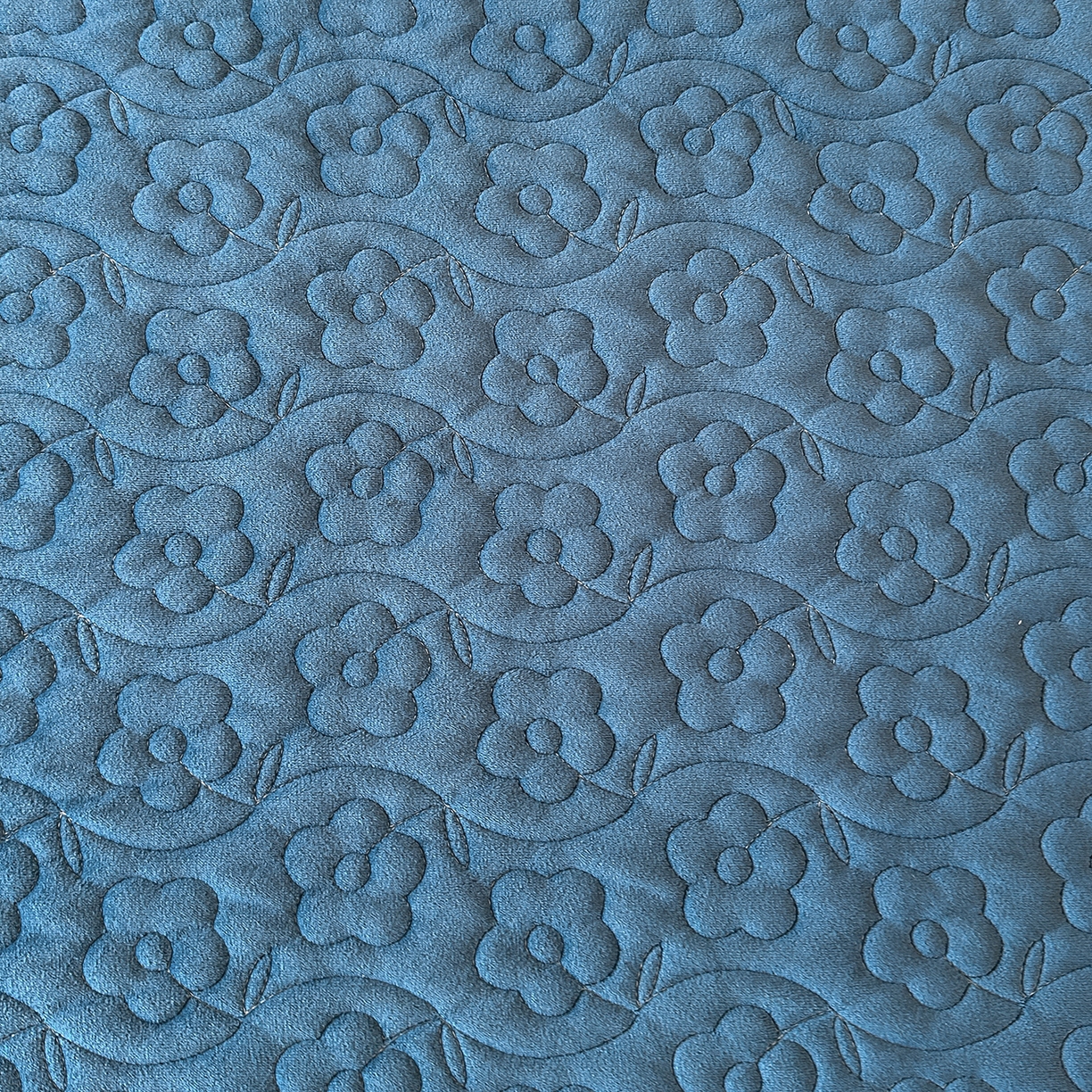 91家纺网 家纺一手货源 找家纺 情恒家纺 2025新款宝宝绒床盖三四件套玫瑰盛典 玫瑰盛典 深海蓝