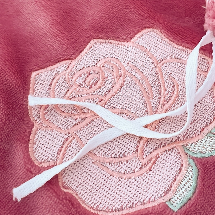 91家纺网 家纺一手货源 找家纺 绒小宣 2025新款A类牛奶绒贴布绣四件套-玫瑰爱恋 玫瑰爱恋-豆沙色