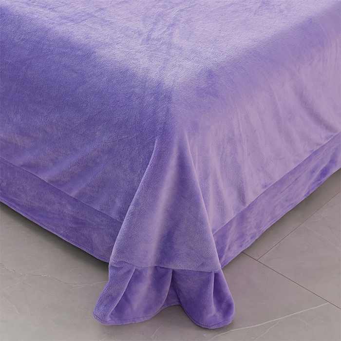 91家纺网 家纺一手货源 找家纺 绒小宣 2025新款A类牛奶绒贴布绣四件套-玫瑰爱恋 玫瑰爱恋-浅夏紫