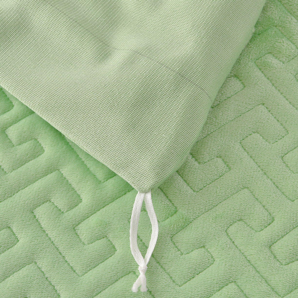 91家纺网 家纺一手货源 找家纺 绒小宣 2025新款加厚牛奶绒四件套宽边一字绣牛奶绒刺绣花夹棉床盖款四件套-玫瑰花语 玫瑰花语-绿色