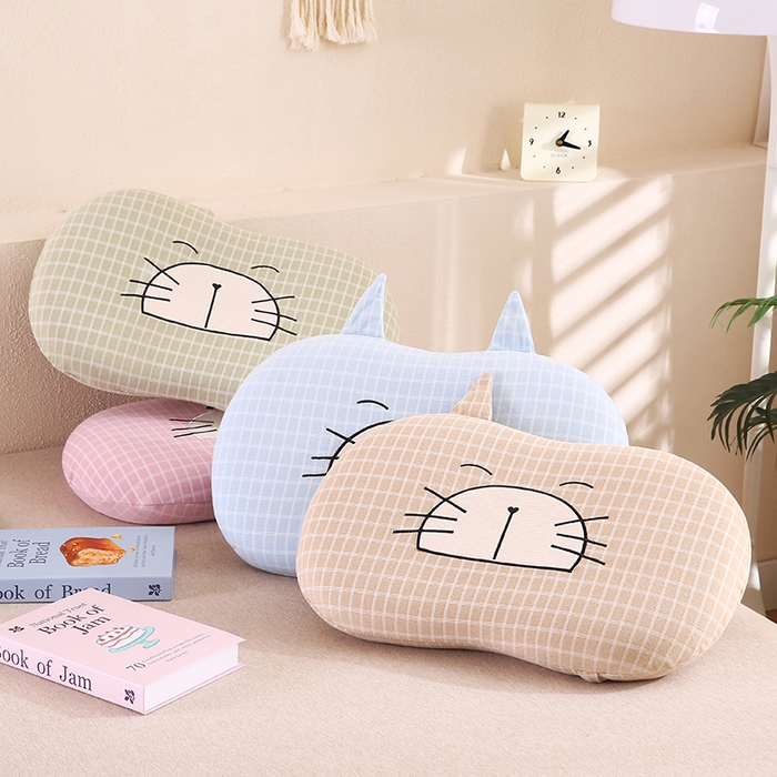 91家纺网 家纺一手货源 找家纺 金牛枕芯 2025新款猫耳朵记忆枕 枕头枕芯 组合图仅供展示不可下单