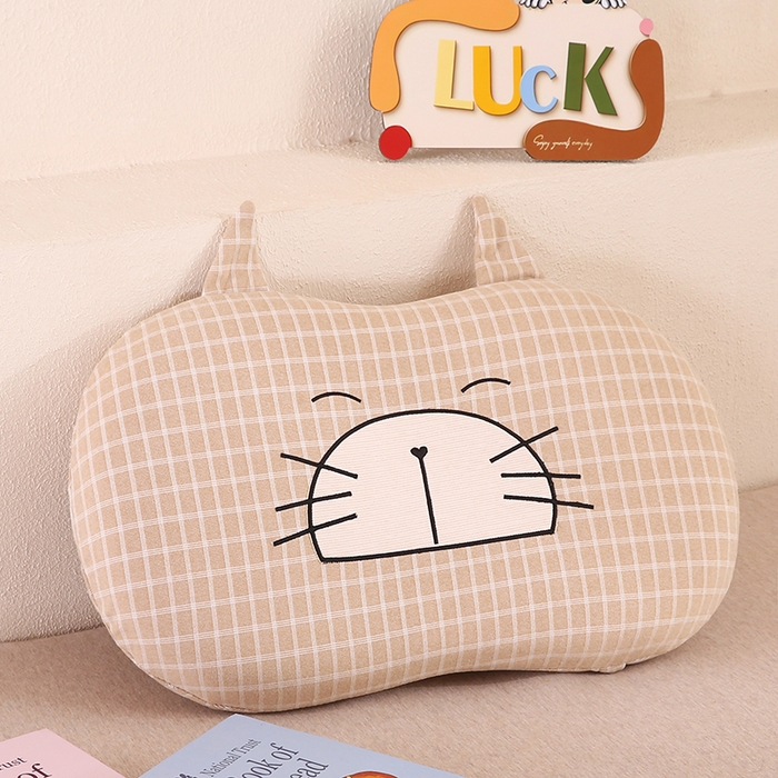 金牛枕芯 2025新款猫耳朵记忆枕 枕头枕芯 猫耳朵记忆枕-卡其