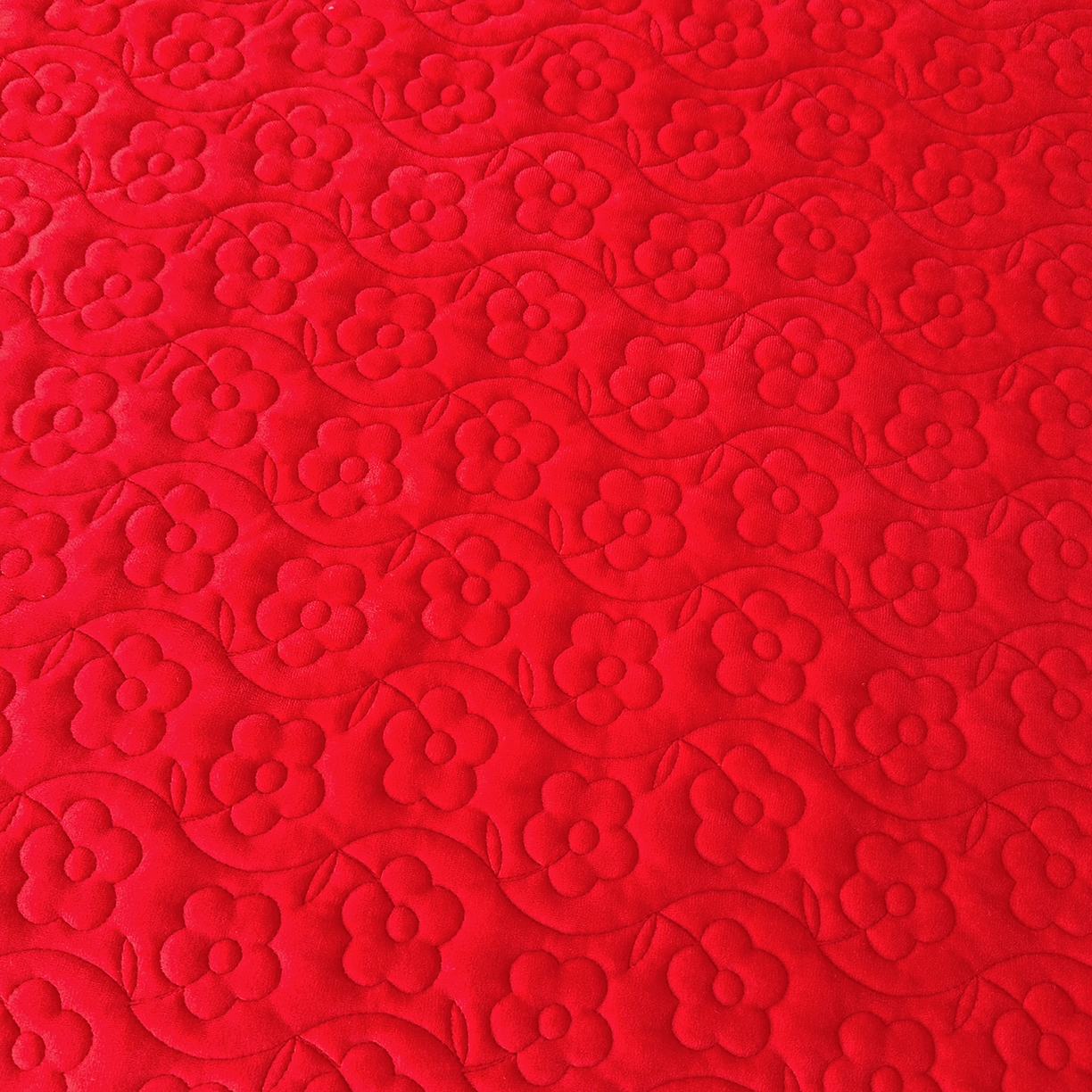 91家纺网 家纺一手货源 找家纺 情恒家纺 2025新款宝宝绒夹棉床裙三四五件套-玫瑰盛典 玫瑰盛典 中国红