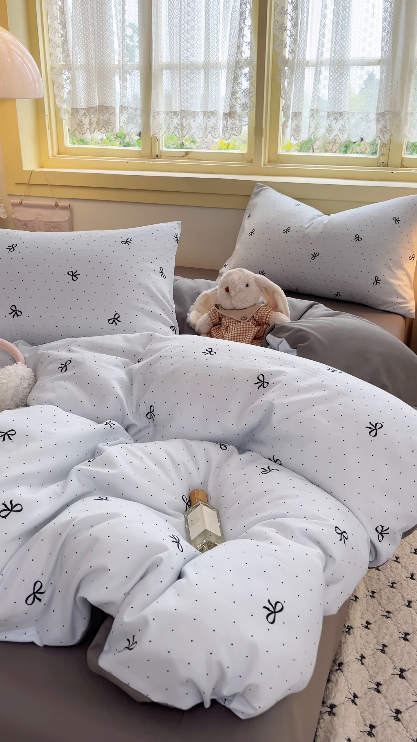 91家纺网 家纺一手货源 找家纺 （总）曼璐家纺 2025新款碎花双拼水洗棉四件套学生宿舍三件套单双人被套和床笠款-床单床笠套件