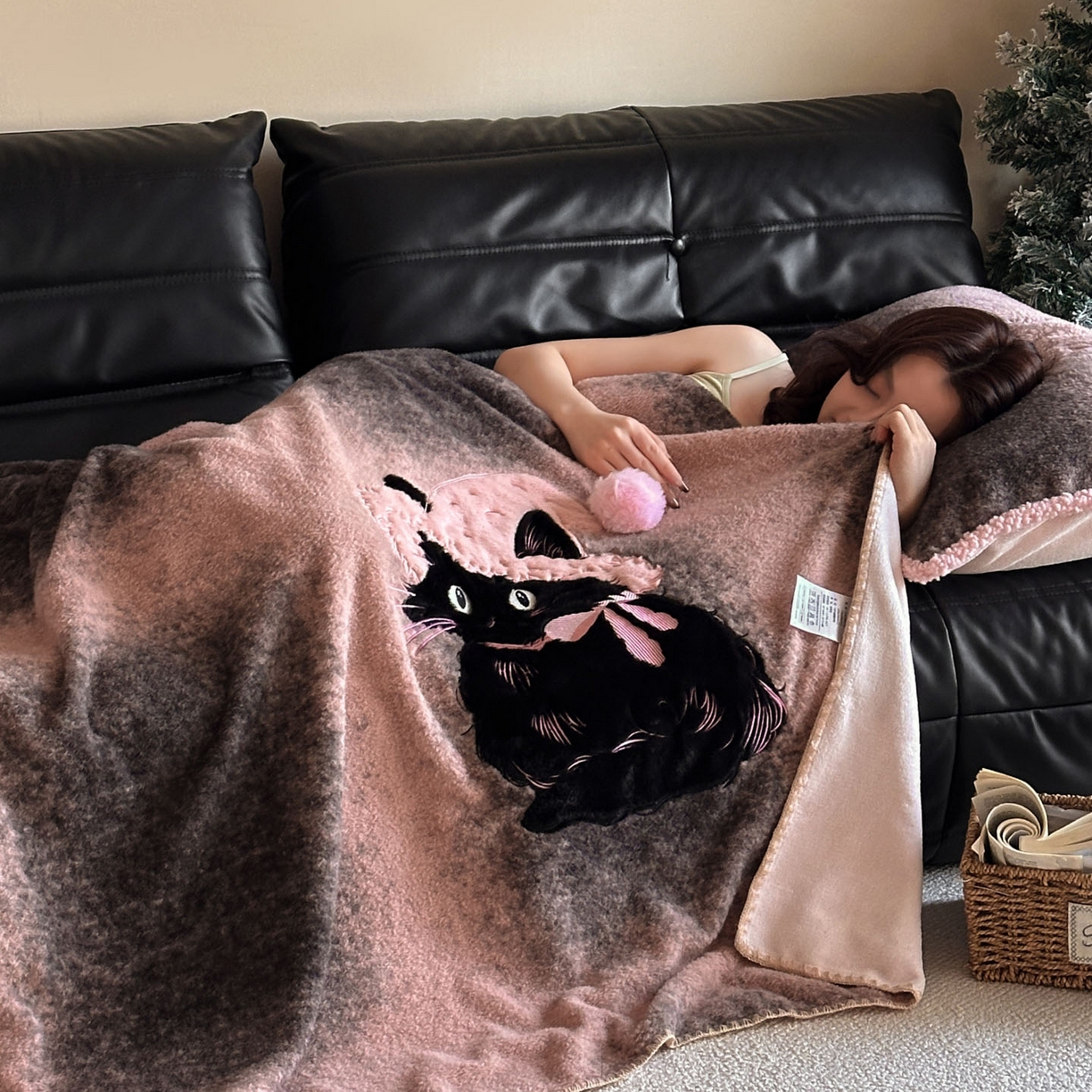 91家纺网 家纺一手货源 找家纺 （总）宇航家纺 2025新款美拉德色系仿羊毛绒牛奶绒毛毯盖毯办公毯