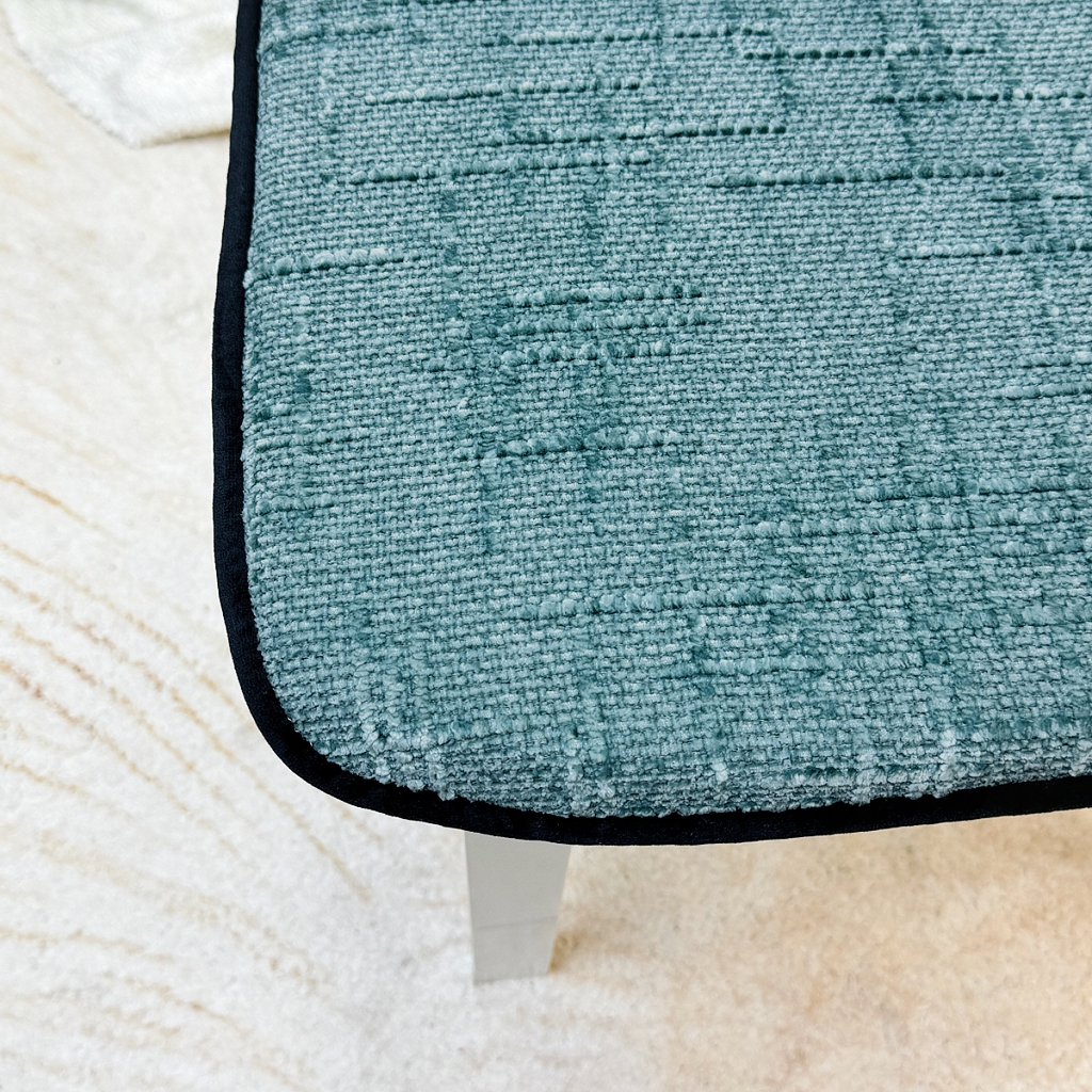 91家纺网 家纺一手货源 找家纺 爱家居 2025新款餐椅垫坐垫轻奢马蹄形四季通用雪尼尔防滑纯色椅子垫餐厅家用可拆洗【纯色雪尼尔坐垫常规有现货、其它规格可定制】 雪尼尔—莫兰迪