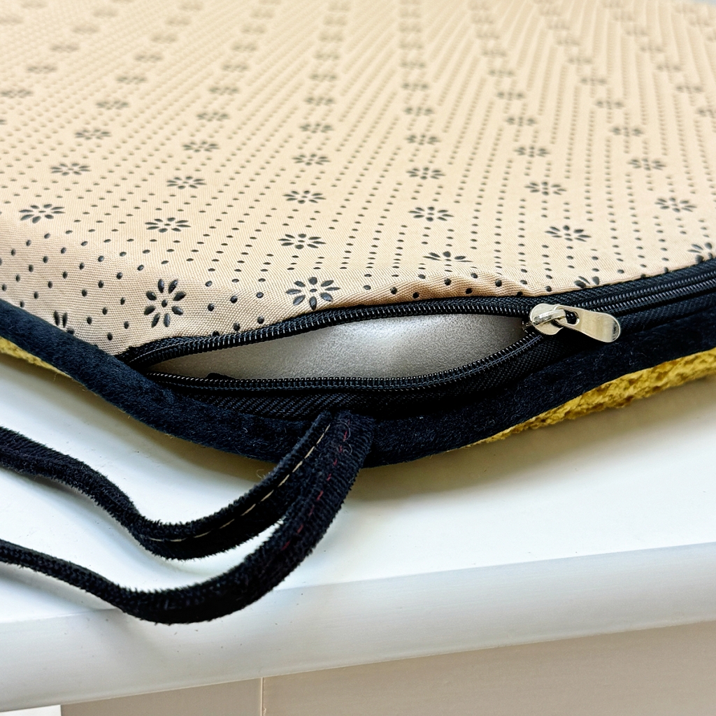 91家纺网 家纺一手货源 找家纺 爱家居 2025新款餐椅垫坐垫轻奢马蹄形四季通用雪尼尔防滑纯色椅子垫餐厅家用可拆洗【纯色雪尼尔坐垫常规有现货、其它规格可定制】 雪尼尔—暖黄