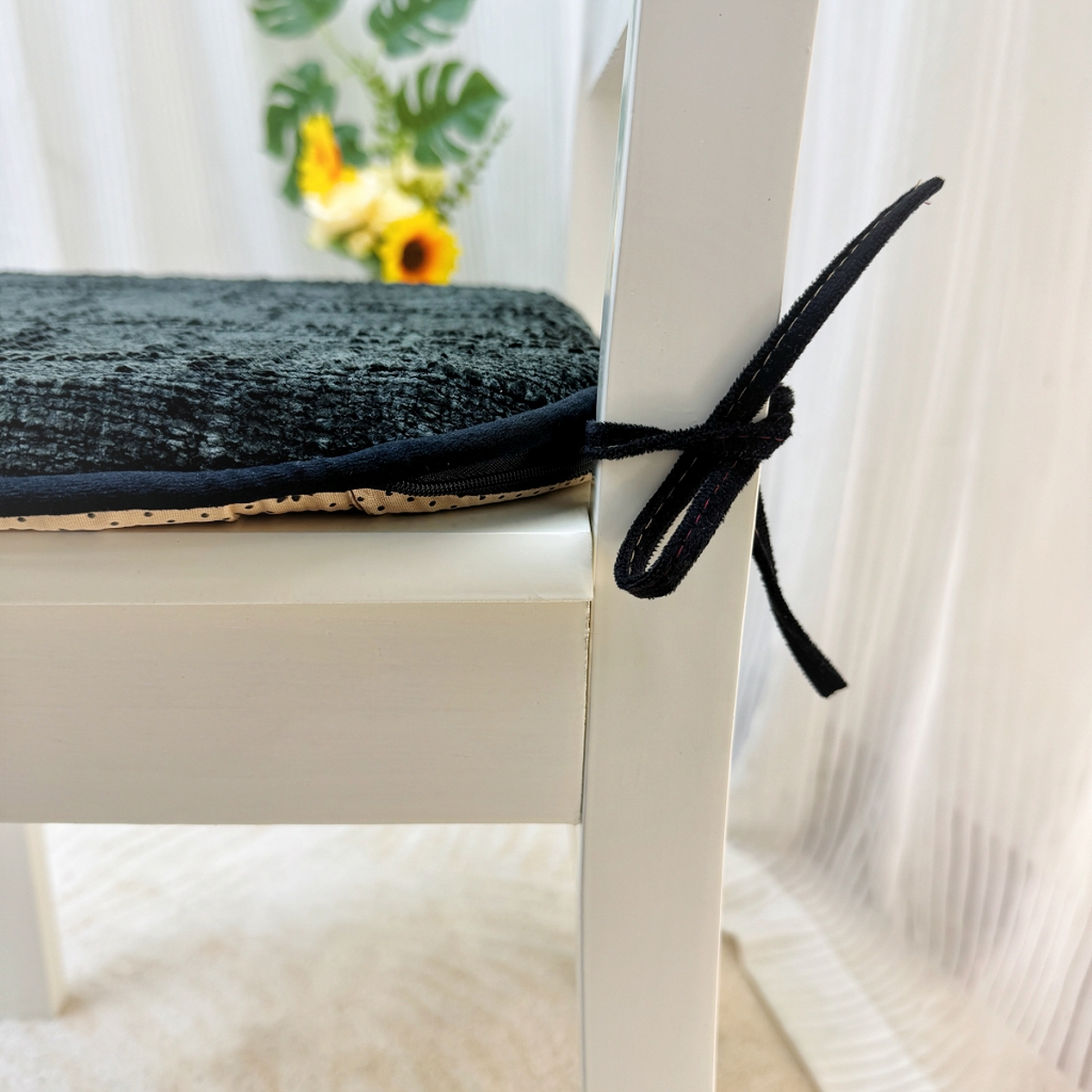 91家纺网 家纺一手货源 找家纺 爱家居 2025新款餐椅垫坐垫轻奢马蹄形四季通用雪尼尔防滑纯色椅子垫餐厅家用可拆洗【纯色雪尼尔坐垫常规有现货、其它规格可定制】 雪尼尔—时尚灰