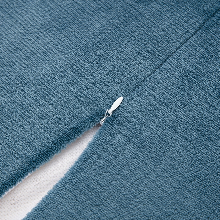 91家纺网 家纺一手货源 找家纺 大黄蜂家居家纺 2025新款H款牛奶绒秋冬刺绣乳胶枕套 景泰蓝