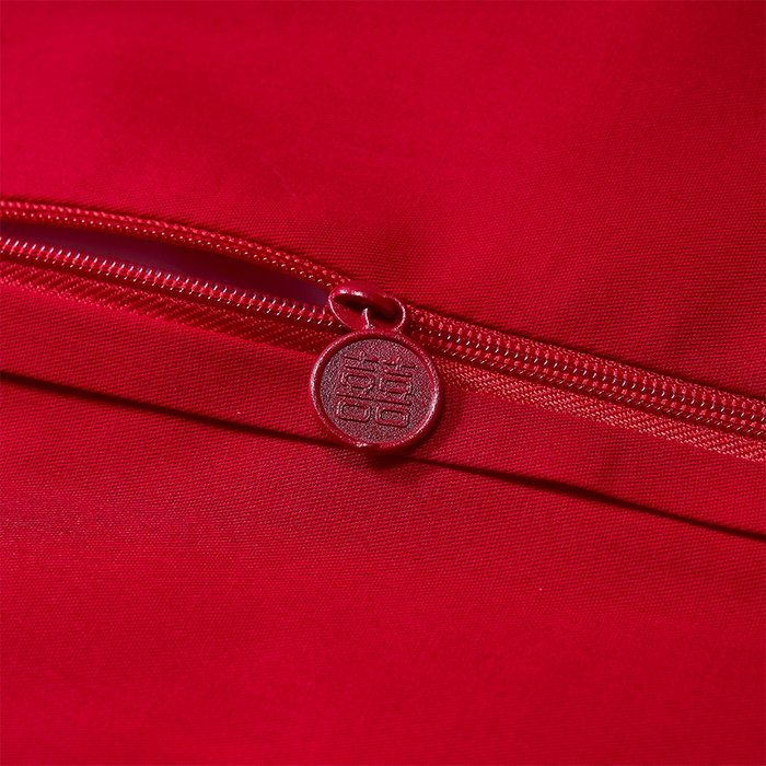 91家纺网 家纺一手货源 找家纺 博之洋婚庆 2025新款全棉新中式刺绣款婚庆四件套多件套 爱的宣言