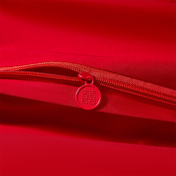 91家纺网 家纺一手货源 找家纺 博之洋婚庆 2025新款全棉新中式刺绣款婚庆四件套多件套 龙凤盛典