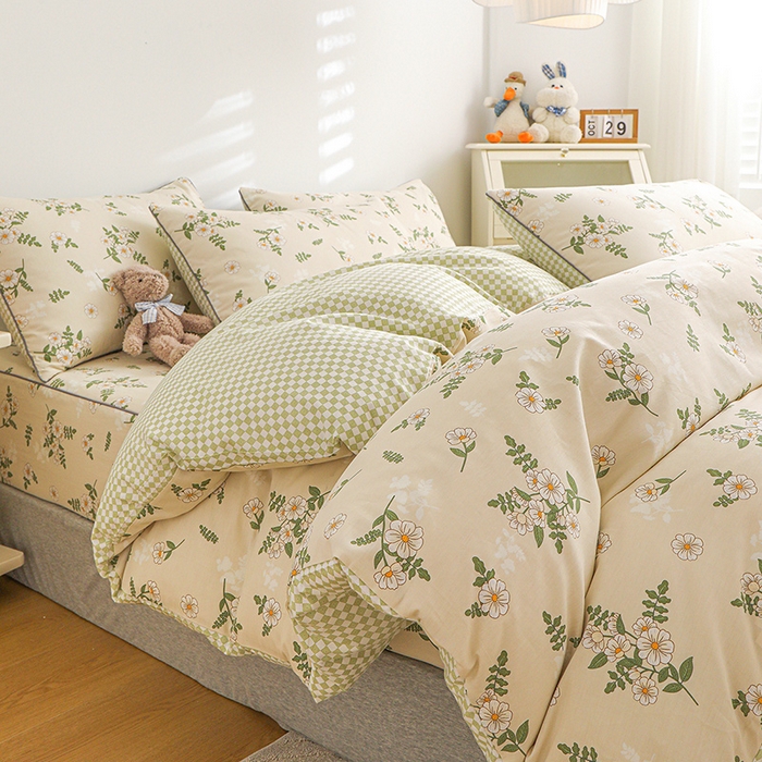 （总）元元 2024新款13372加密精梳全棉单品套件系列-四件套