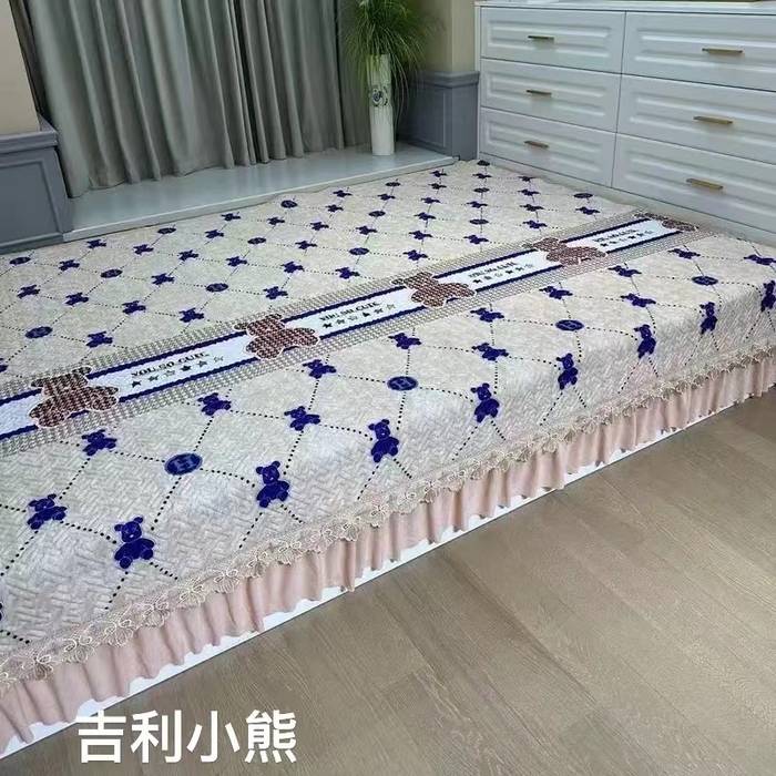 91家纺网 家纺一手货源 找家纺 （总）铭源榻榻米炕盖 新款雪花棉双面布榻榻米炕盖