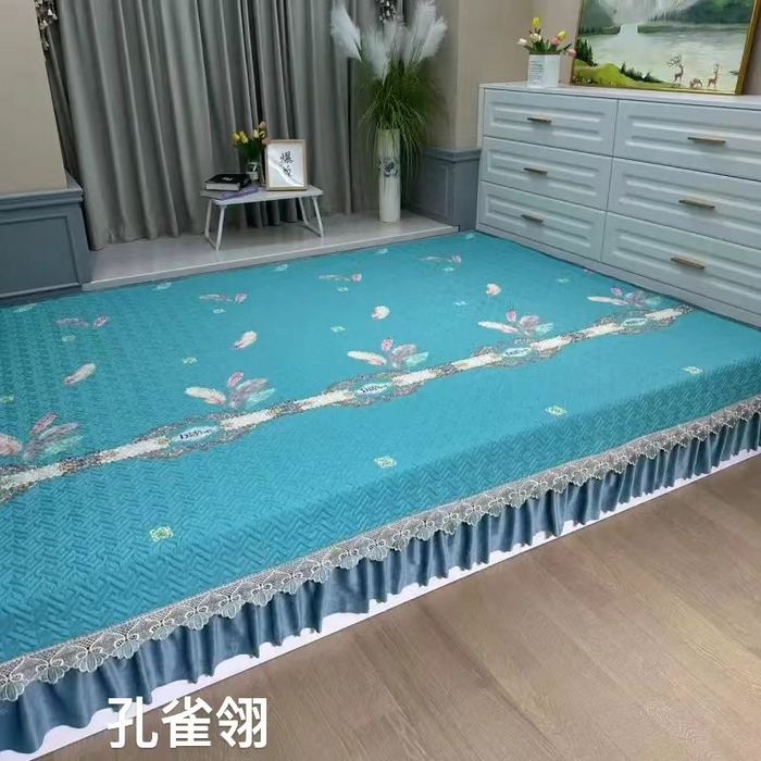 91家纺网 家纺一手货源 找家纺 （总）铭源榻榻米炕盖 新款雪花棉双面布榻榻米炕盖