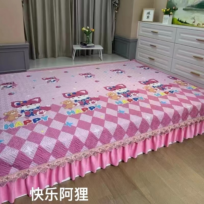 91家纺网 家纺一手货源 找家纺 （总）铭源榻榻米炕盖 新款雪花棉双面布榻榻米炕盖