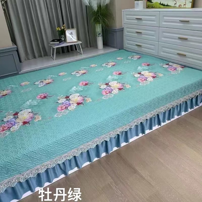 91家纺网 家纺一手货源 找家纺 （总）铭源榻榻米炕盖 新款雪花棉双面布榻榻米炕盖