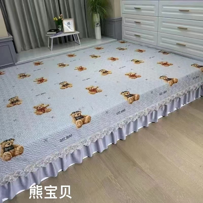 91家纺网 家纺一手货源 找家纺 （总）铭源榻榻米炕盖 新款雪花棉双面布榻榻米炕盖