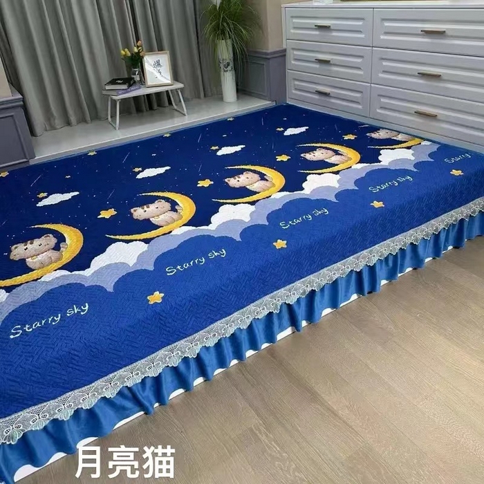 91家纺网 家纺一手货源 找家纺 （总）铭源榻榻米炕盖 新款雪花棉双面布榻榻米炕盖