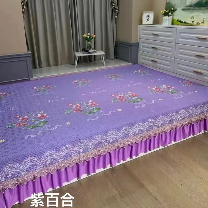 91家纺网 家纺一手货源 找家纺 （总）铭源榻榻米炕盖 新款雪花棉双面布榻榻米炕盖