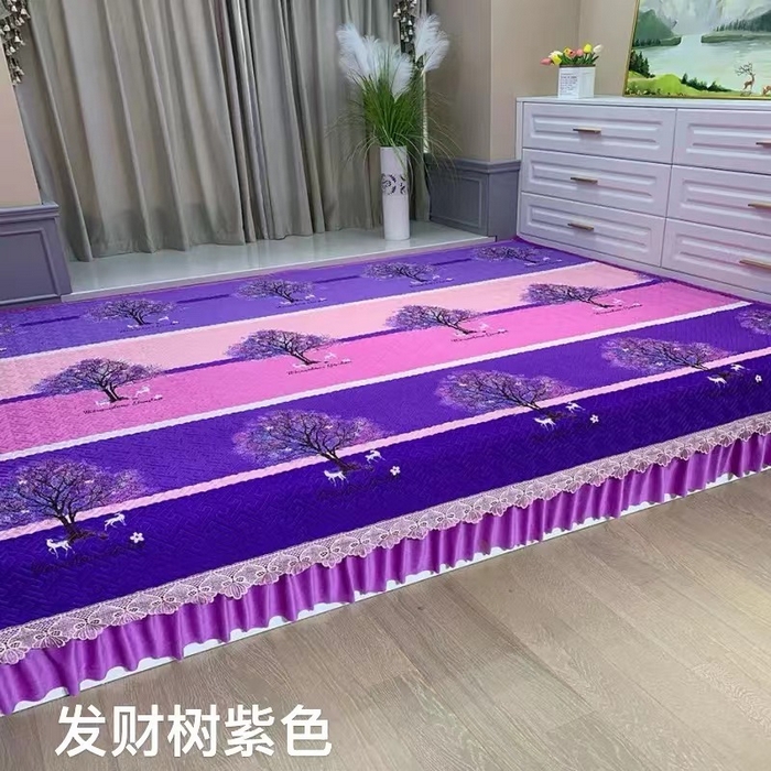 91家纺网 家纺一手货源 找家纺 （总）铭源榻榻米炕盖 新款雪花棉双面布榻榻米炕盖