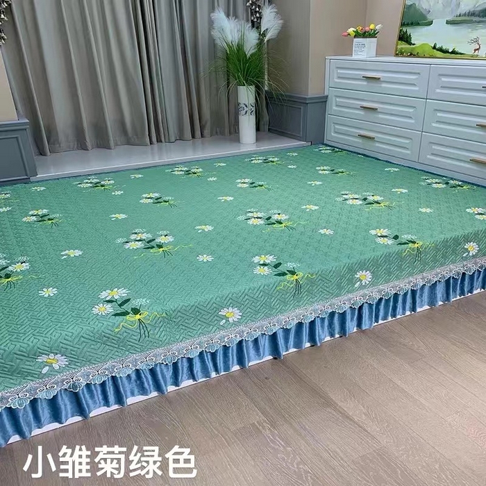 91家纺网 家纺一手货源 找家纺 （总）铭源榻榻米炕盖 新款雪花棉双面布榻榻米炕盖