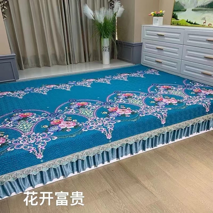 91家纺网 家纺一手货源 找家纺 （总）铭源榻榻米炕盖 新款雪花棉双面布榻榻米炕盖