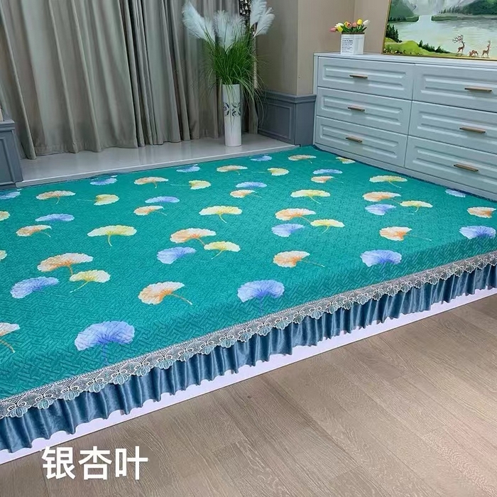 91家纺网 家纺一手货源 找家纺 （总）铭源榻榻米炕盖 新款雪花棉双面布榻榻米炕盖