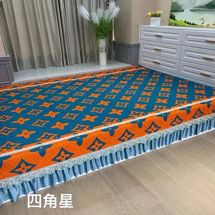 91家纺网 家纺一手货源 找家纺 （总）铭源榻榻米炕盖 新款雪花棉双面布榻榻米炕盖