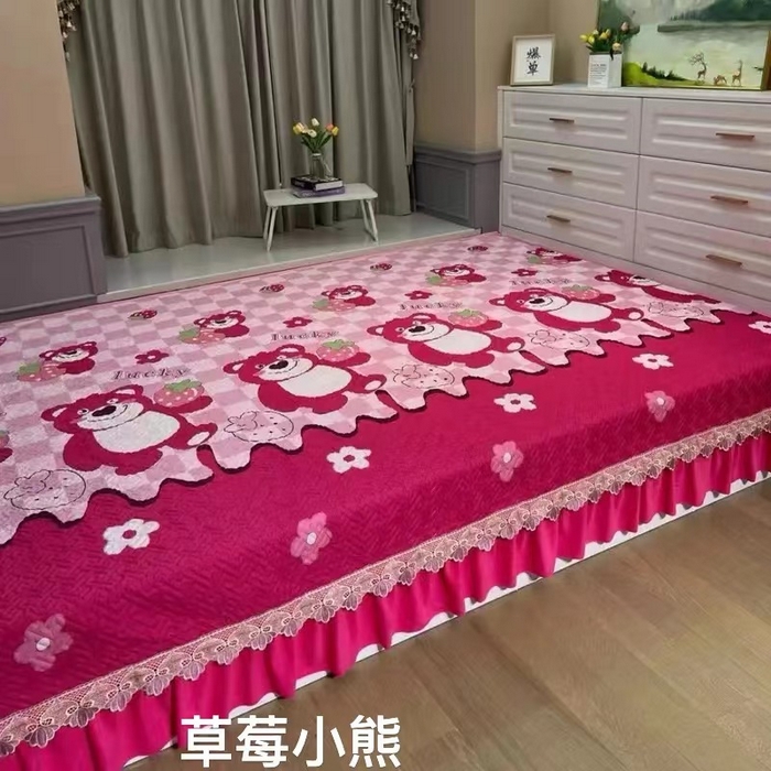 91家纺网 家纺一手货源 找家纺 （总）铭源榻榻米炕盖 新款雪花棉双面布榻榻米炕盖