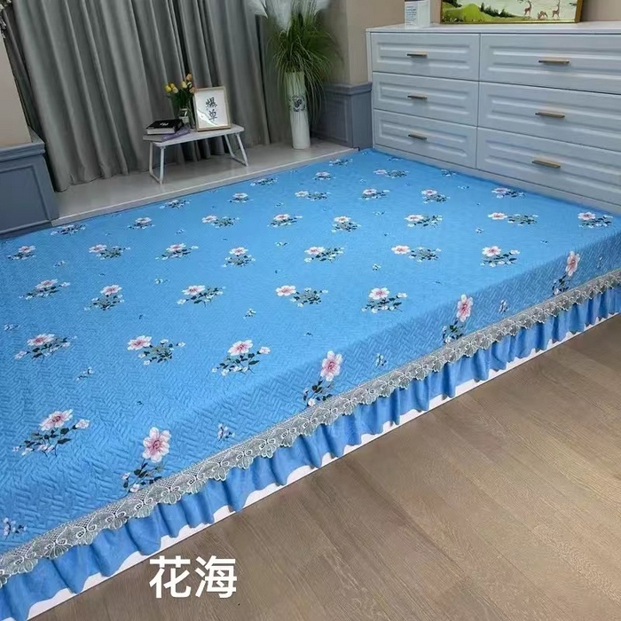 91家纺网 家纺一手货源 找家纺 （总）铭源榻榻米炕盖 新款雪花棉双面布榻榻米炕盖